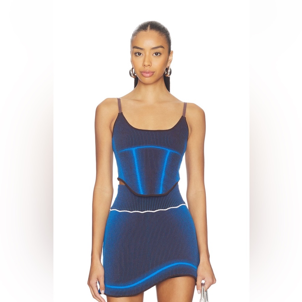 PH5 Gen 11 Active Tank Top and Skort set in Ocean Blue
